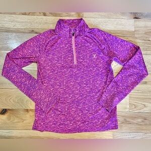 Pink & Purple Old Navy Girls 1/4 Zip Lightweight Pullover / Jacket Sz XL 14/16